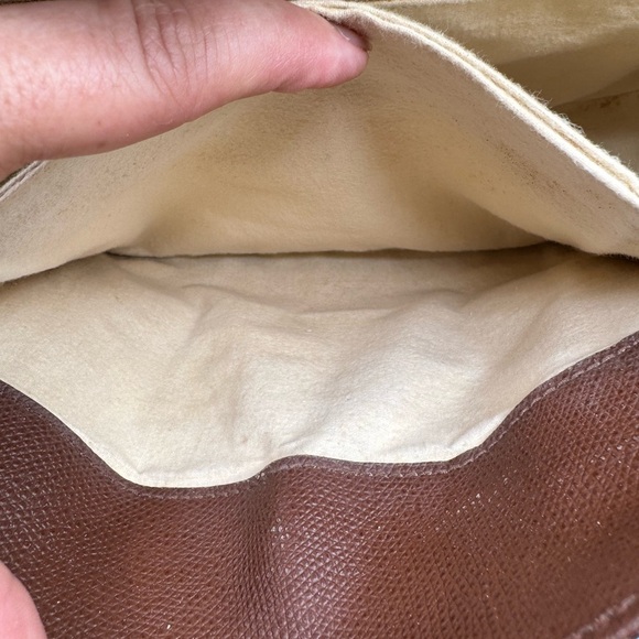 ETRO Milano Paisley Hand Bag PVC Leather Brown Auth# 0729889 - Picture 11 of 15